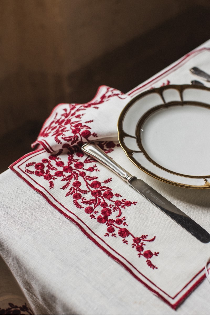 Venaria Set de table en lin non tachant