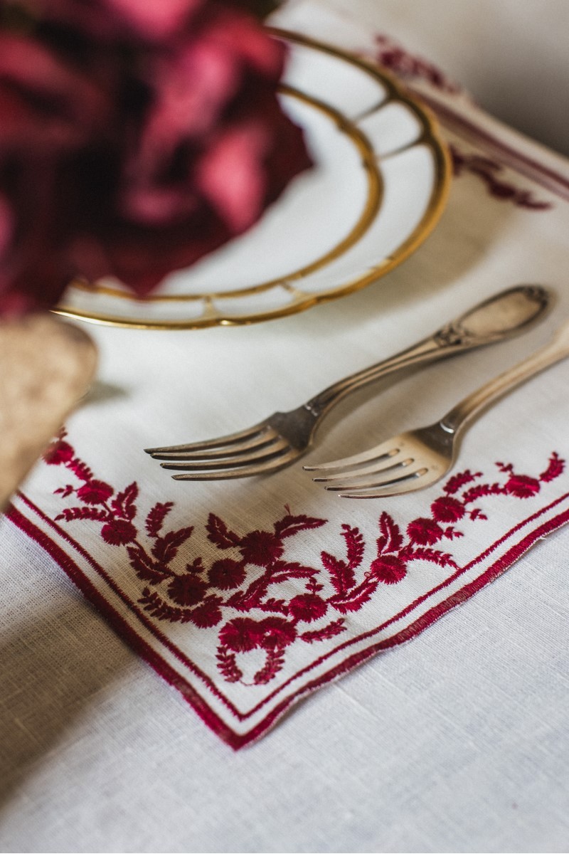 Venaria Set de table en lin non tachant