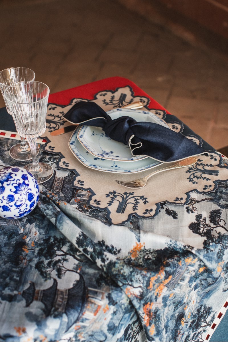 Set de table Eden en lin enduit