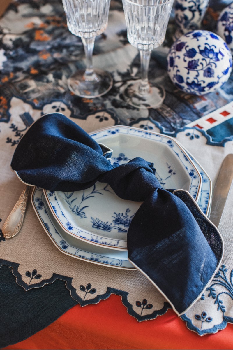 Set de table Eden en lin enduit