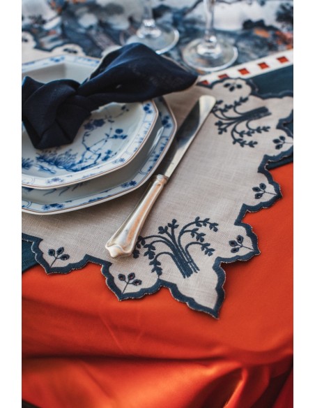 Set de table Eden en lin enduit