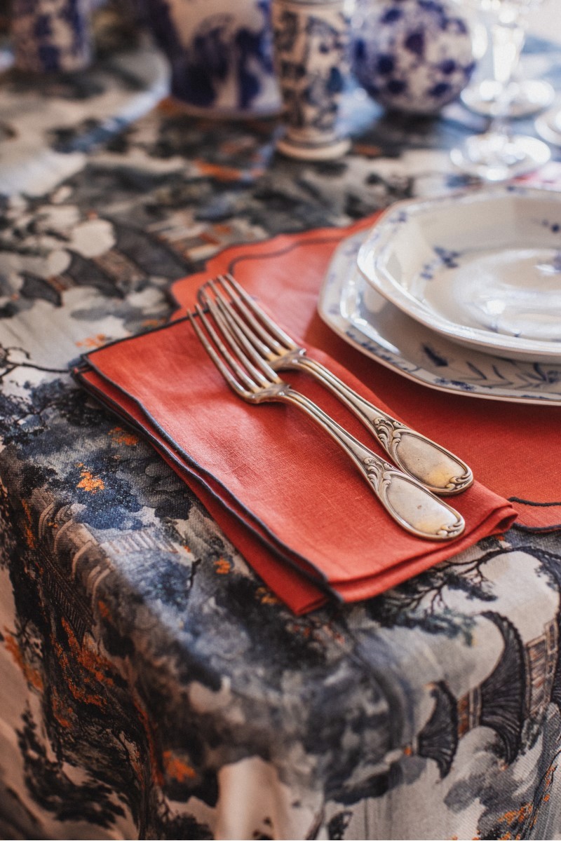 Set de table Firenze en lin enduit