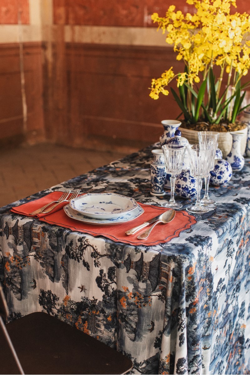 Set de table Firenze en lin enduit