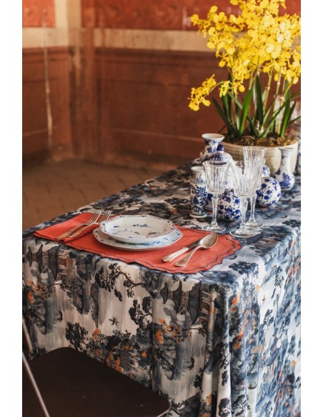 Set de table Firenze en lin enduit