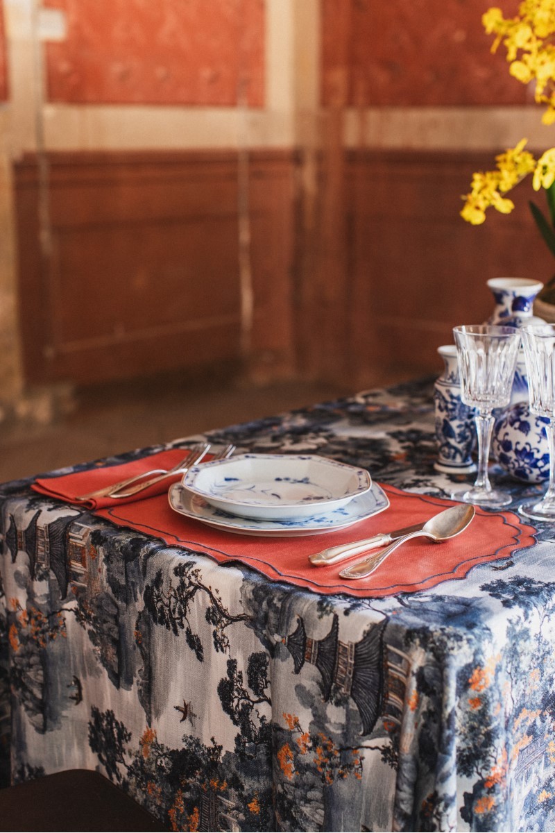 Set de table Firenze en lin enduit