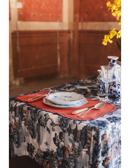 Set de table Firenze en lin enduit