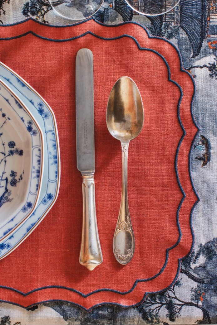 Set de table Firenze en lin enduit 2