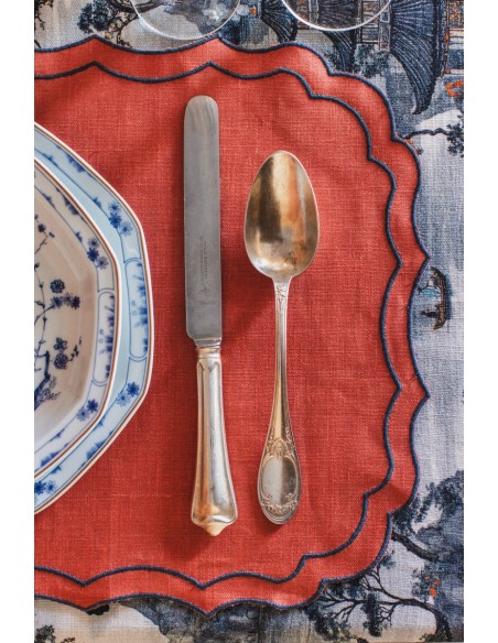 Set de table Firenze en lin enduit