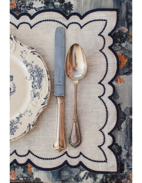 Set de table Letizia en lin enduit