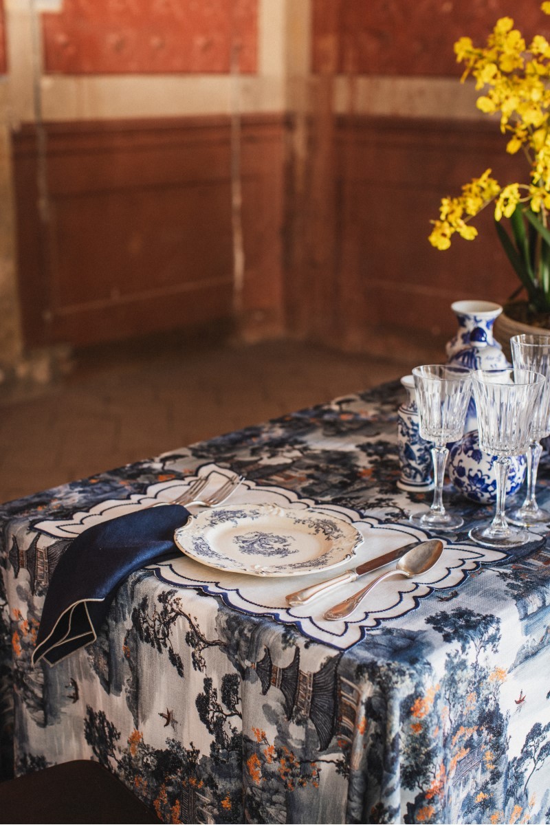 Set de table Letizia en lin enduit