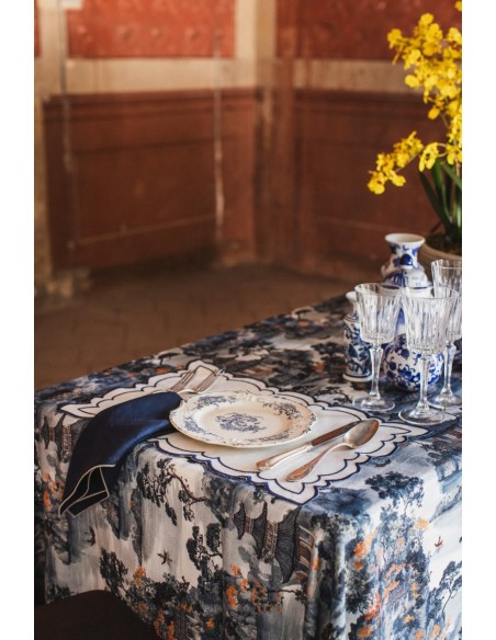 Set de table Letizia en lin enduit