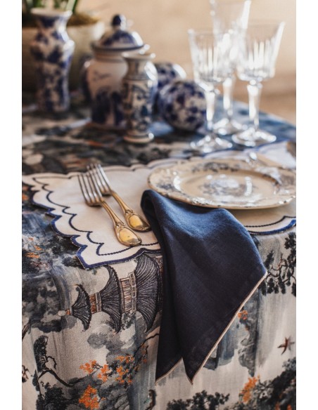 Set de table Letizia en lin enduit