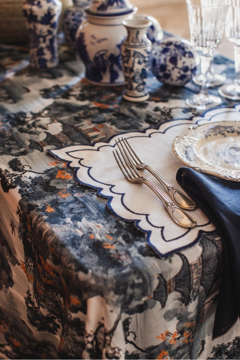 Set de table Letizia en lin enduit