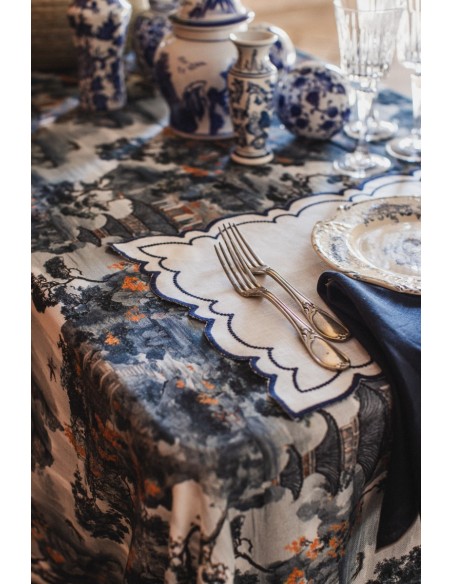 Set de table Letizia en lin enduit