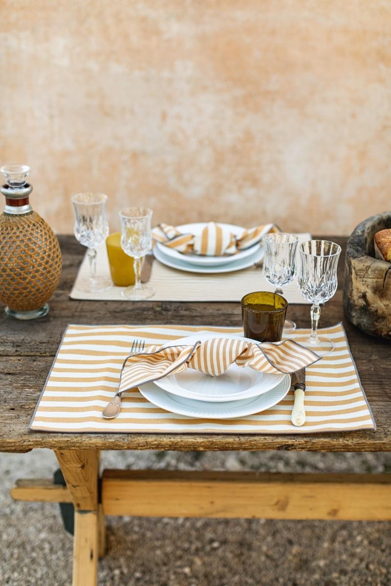 Set de table en coton antitache Filo