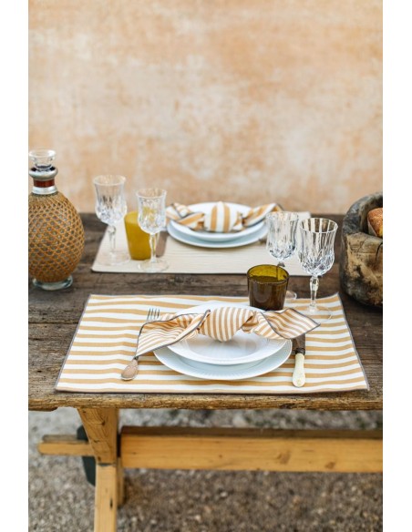 Placemat in Stain Resistant Cotton Filo