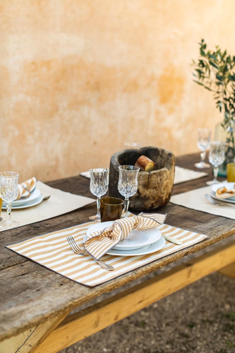Placemat in Stain Resistant Cotton Filo