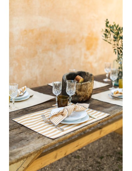 Placemat in Stain Resistant Cotton Filo