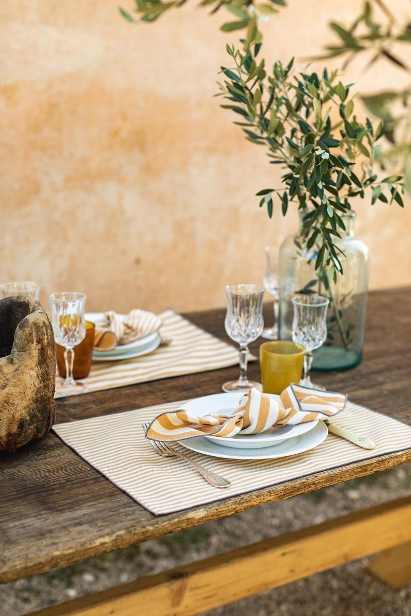 Set de table en coton antitache Filo