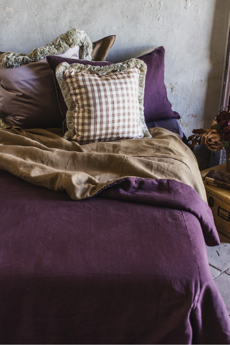 Copriletto Pure in Lino