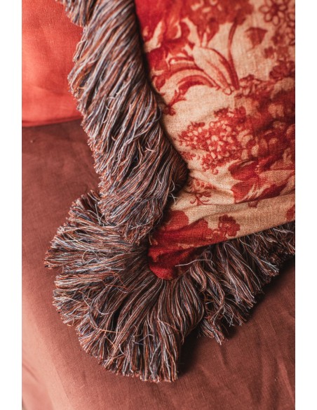 Taie d'oreiller en lin viscose Ludo