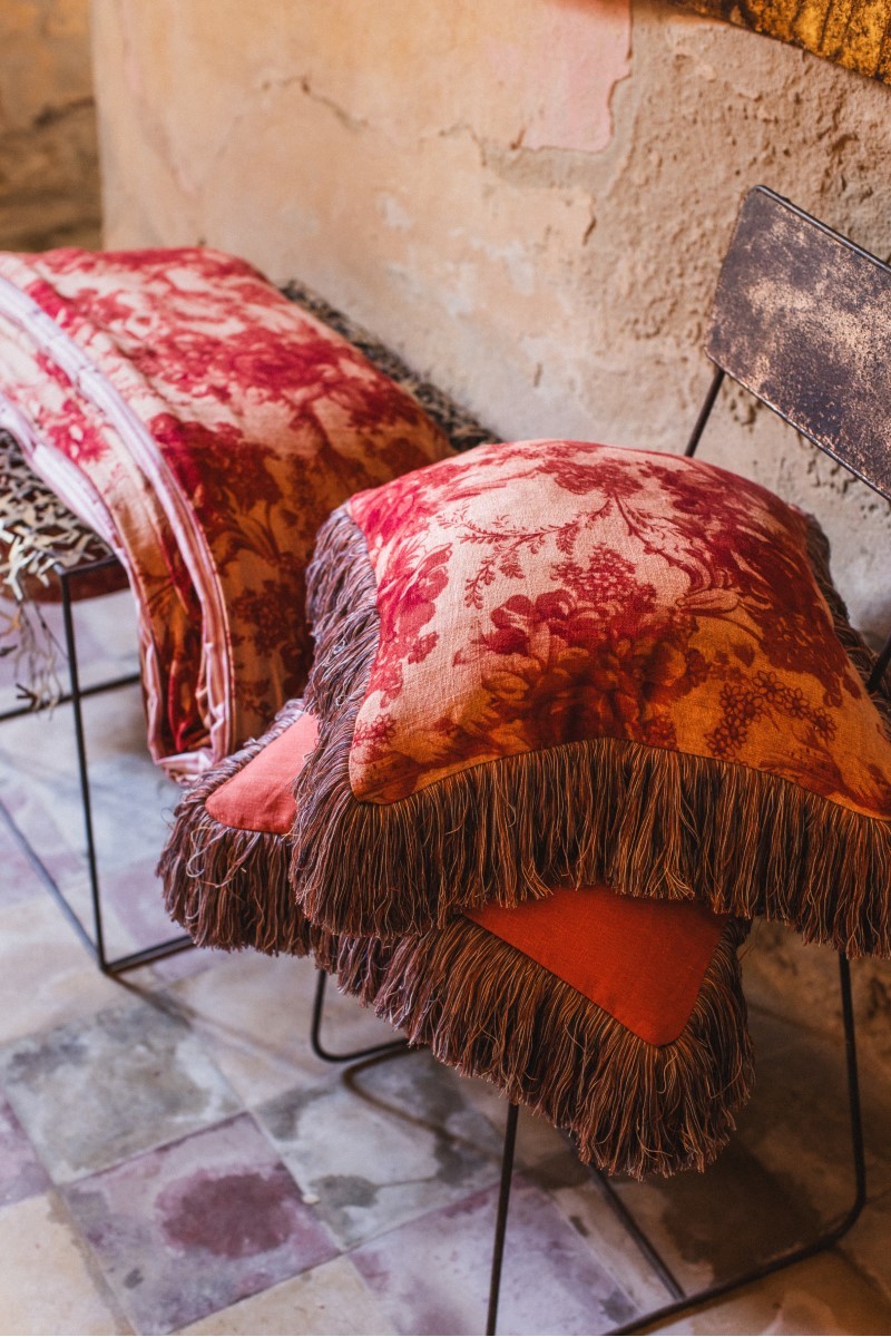 Taie d'oreiller en lin viscose Ludo