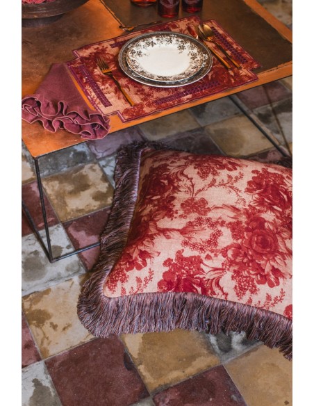 Taie d'oreiller en lin viscose Ludo