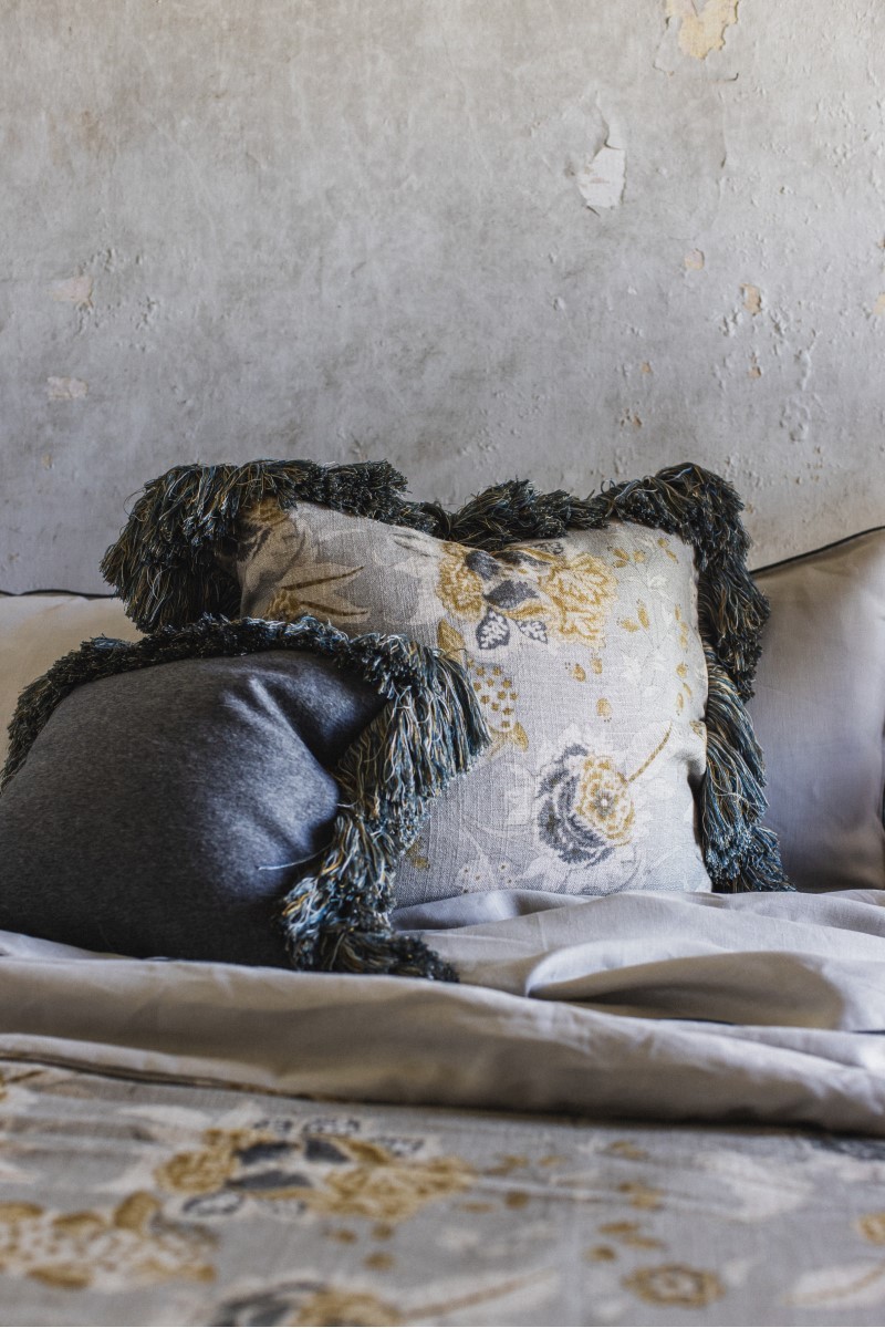 Taie d'oreiller en lin viscose Ludo