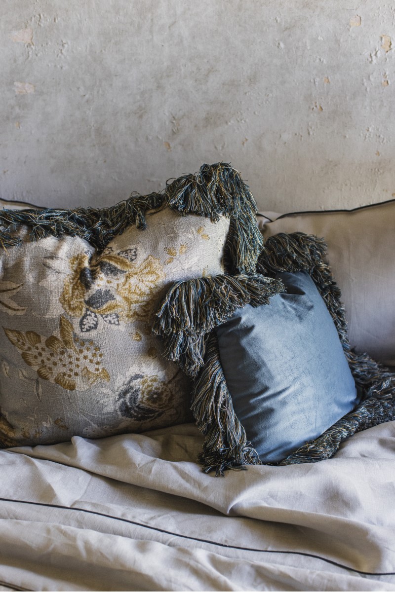 Taie d'oreiller en lin viscose Ludo