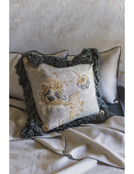 Taie d'oreiller en lin viscose Ludo