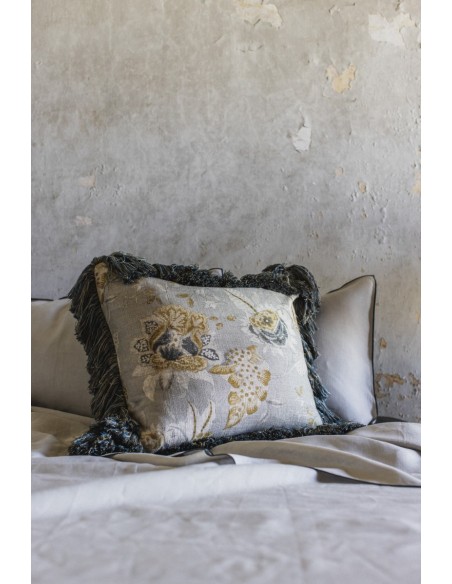 Taie d'oreiller en lin viscose Ludo