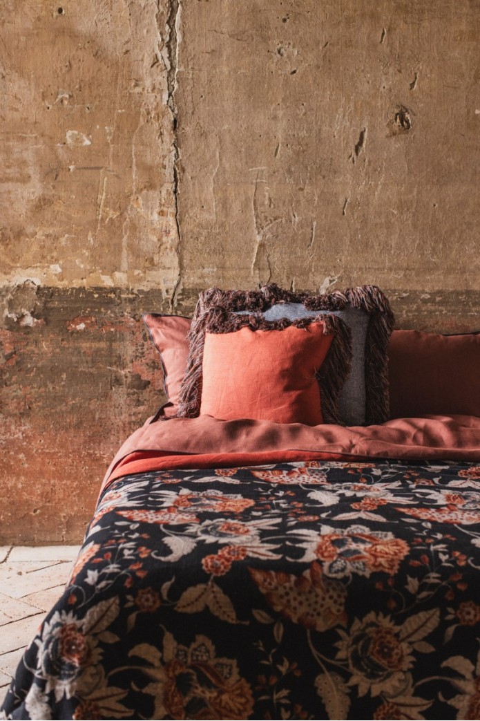 Taie d'oreiller en lin Ludo