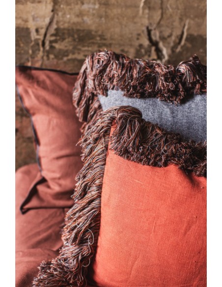 Taie d'oreiller en lin Ludo