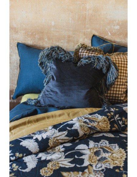 Taie d'oreiller en velours Ludo