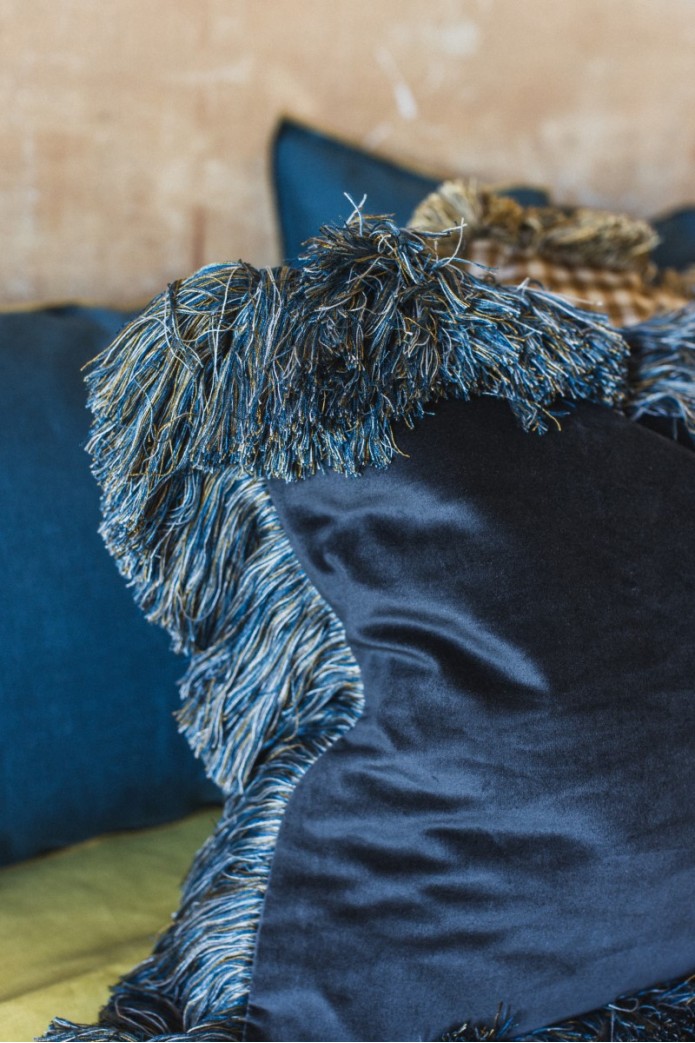 Taie d'oreiller en velours Ludo 2