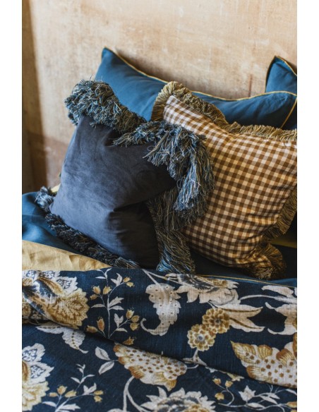 Taie d'oreiller en velours Ludo