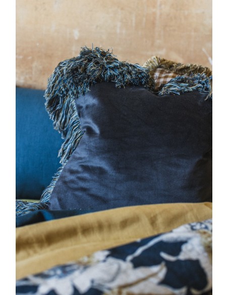 Taie d'oreiller en velours Ludo