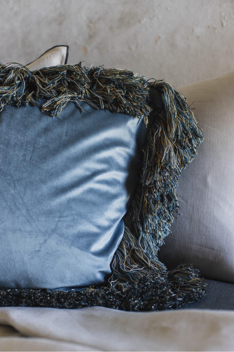 Taie d'oreiller en velours Ludo