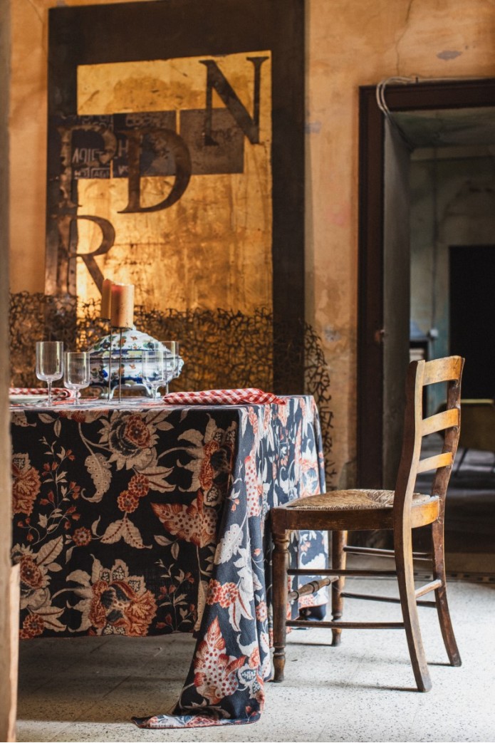 Nappe en lin viscose