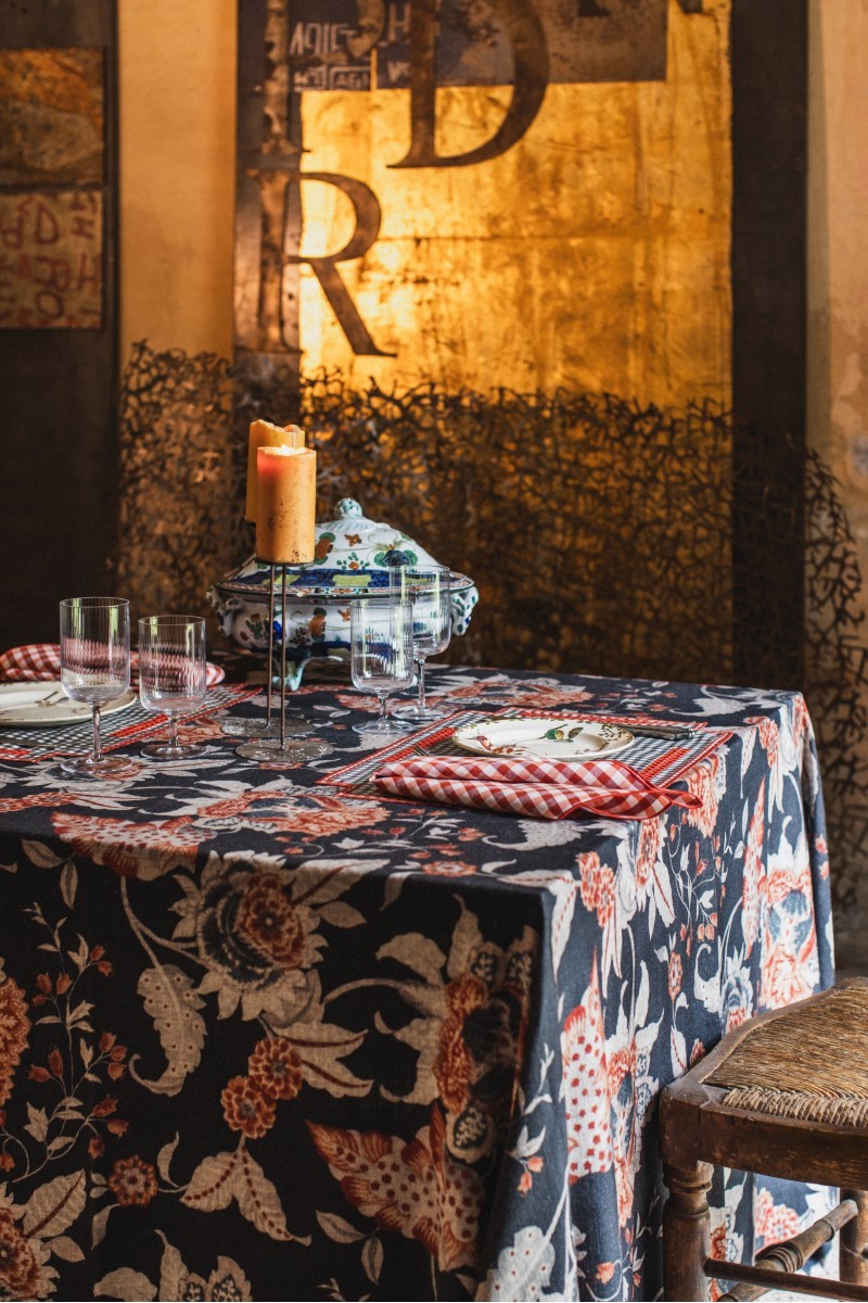 Nappe en lin viscose