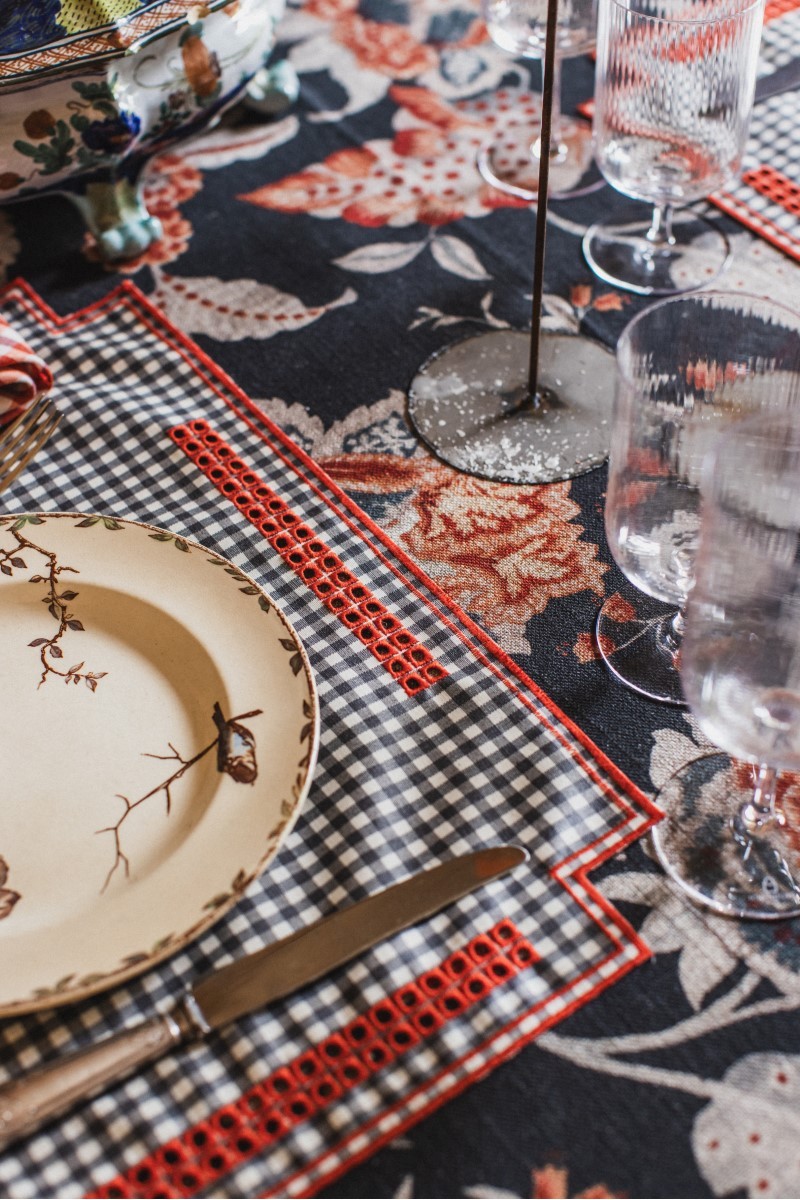 Nappe en lin viscose