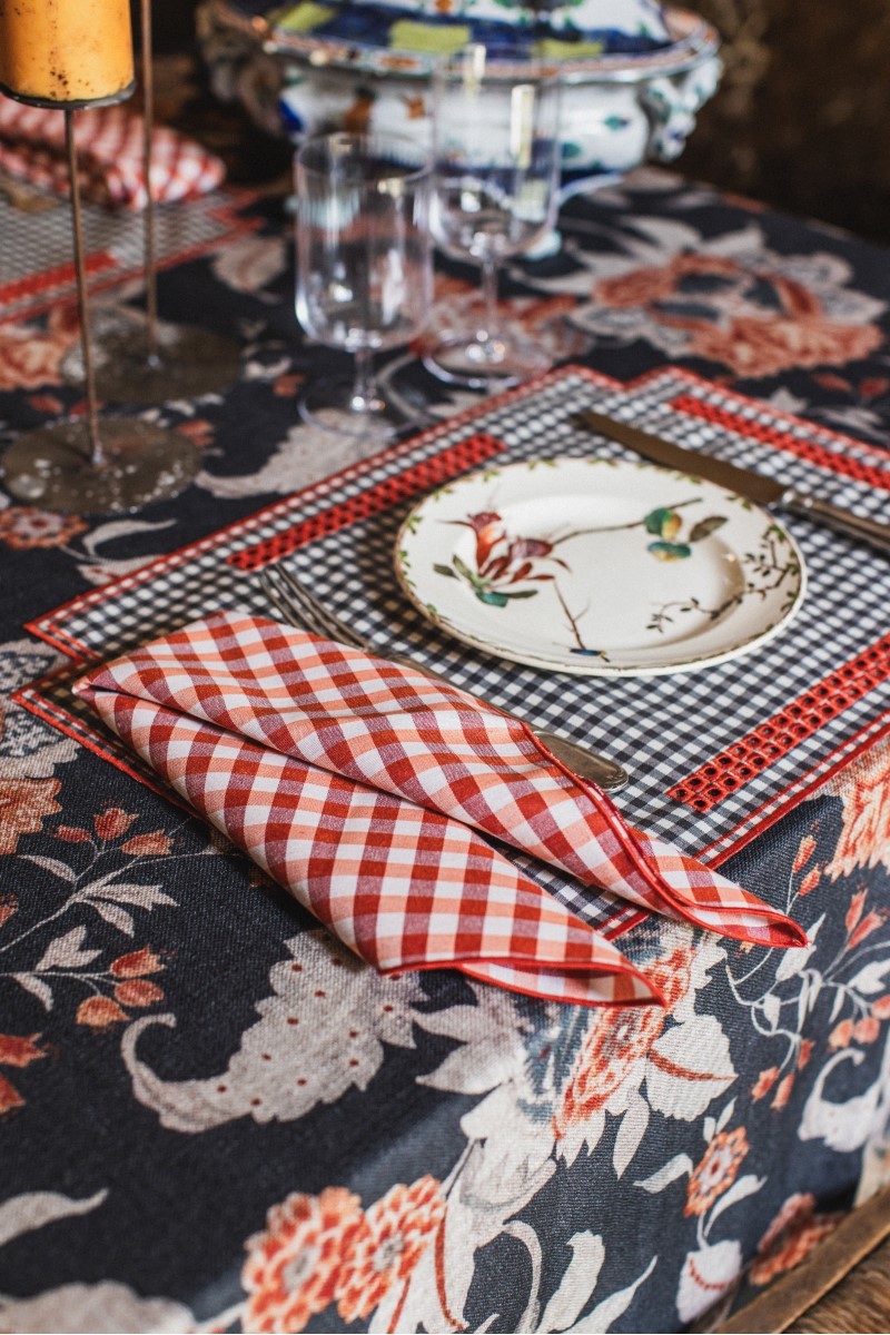 Nappe en lin viscose