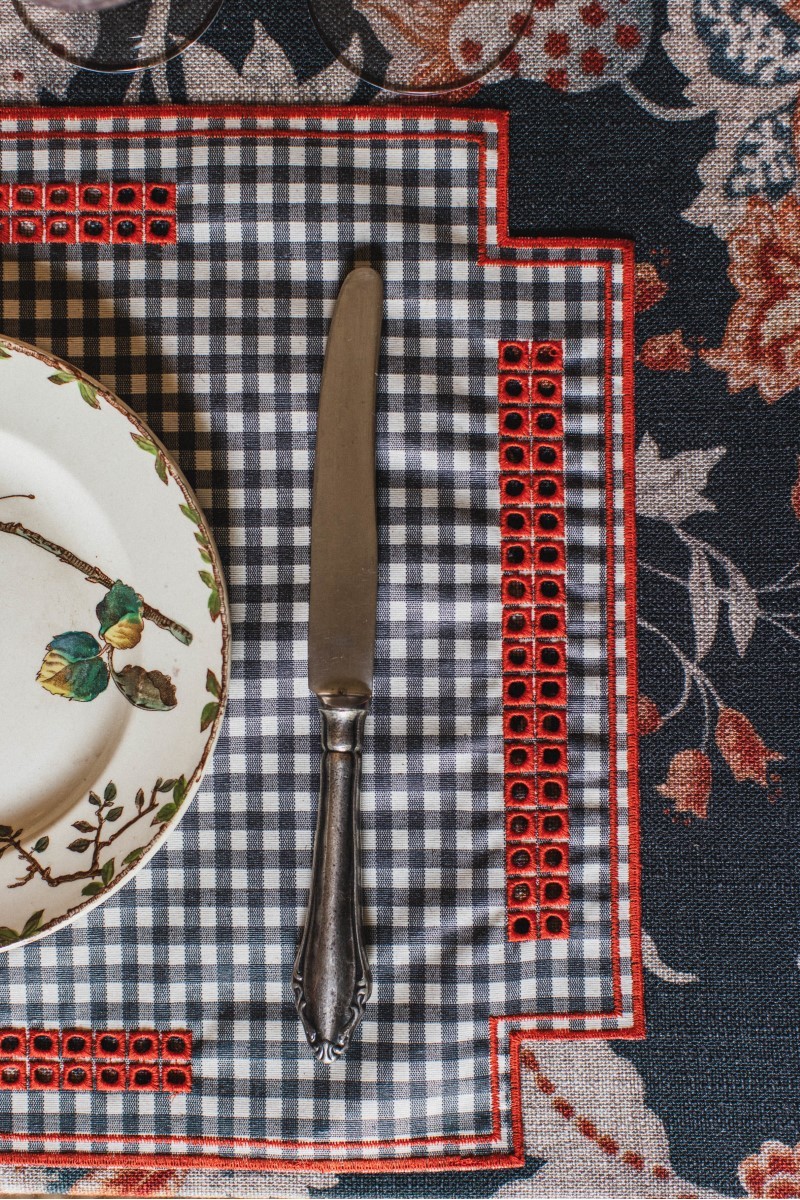 Nappe en lin viscose