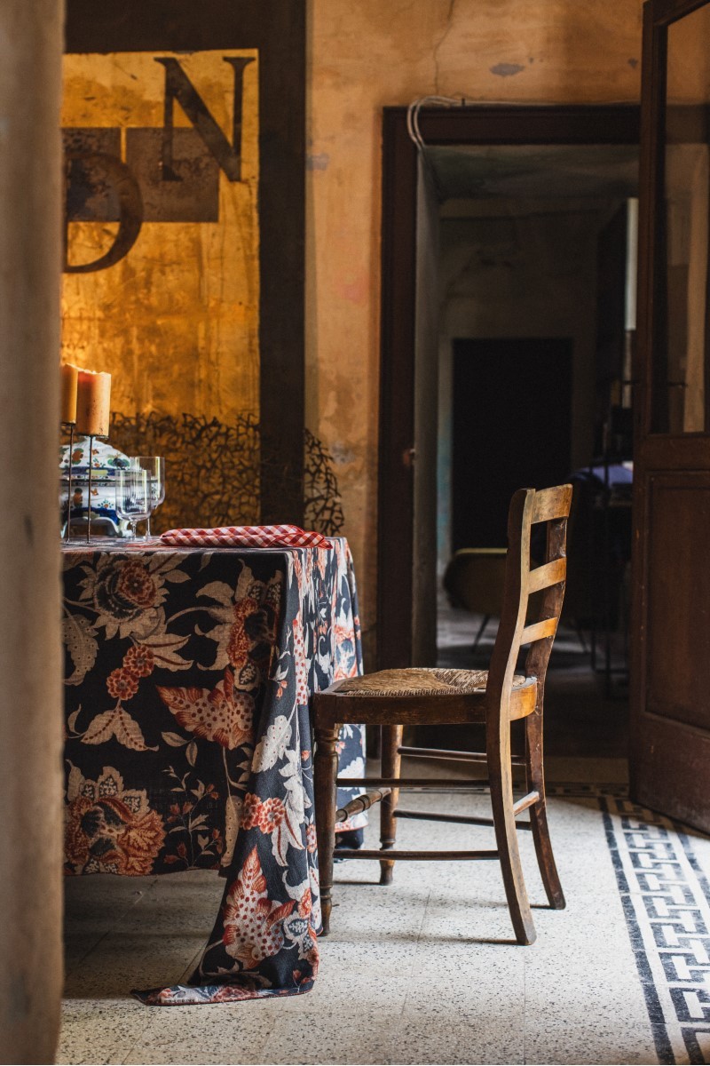 Nappe en lin viscose