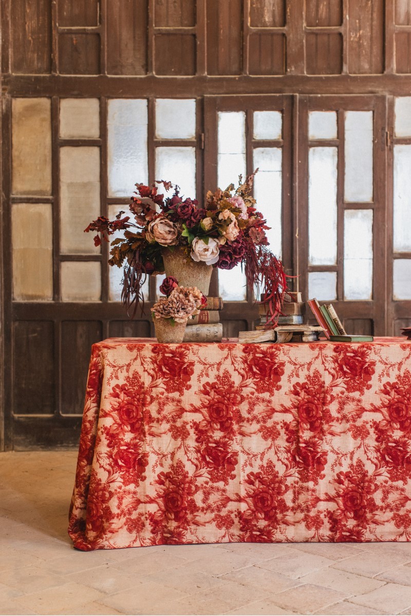 Nappe en lin viscose