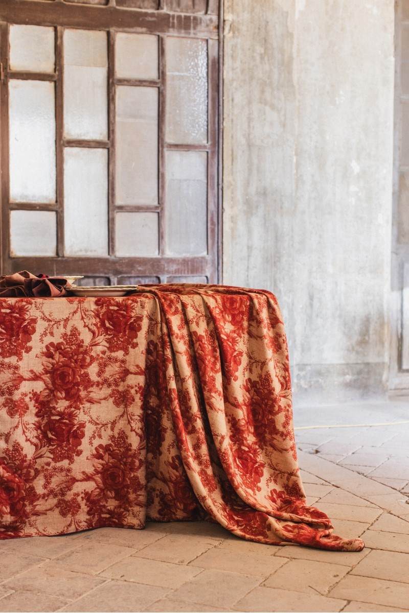 Nappe en lin viscose