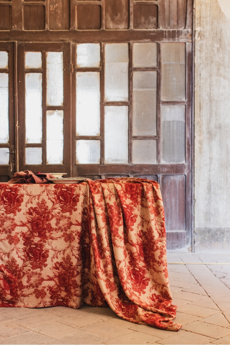 Nappe en lin viscose