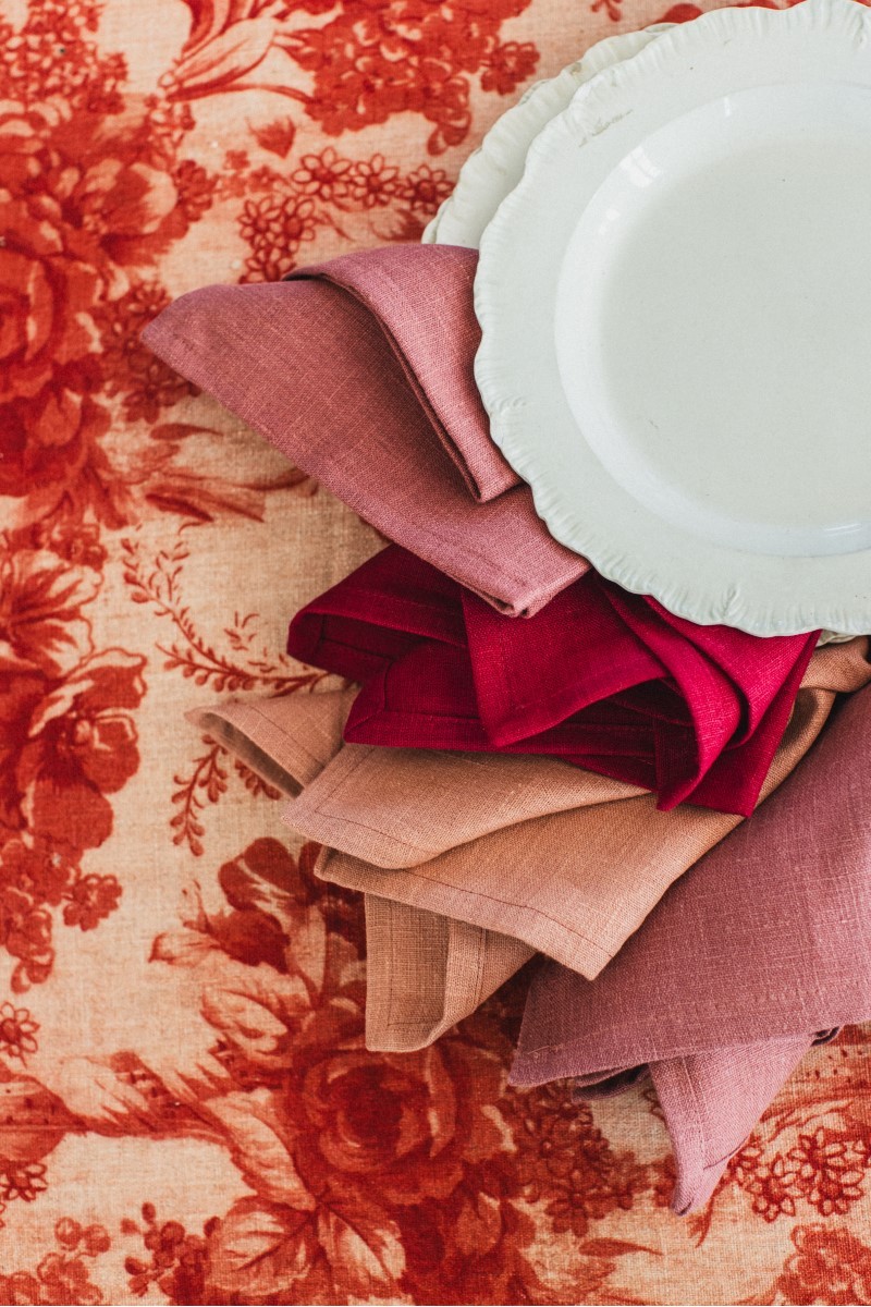 Nappe en lin viscose