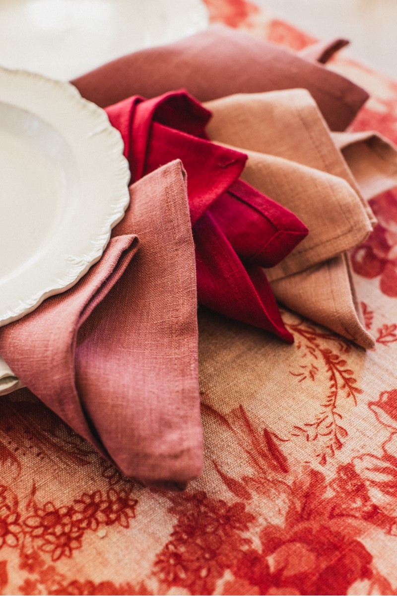 Nappe en lin viscose