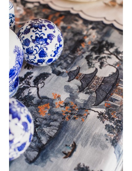 Nappe en lin viscose